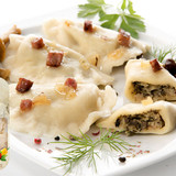 pierogi z kapustą i grzybami