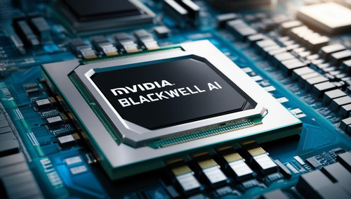 Nvidia’s Blackwell AI chip, showcasing cutting edge semiconductor design 