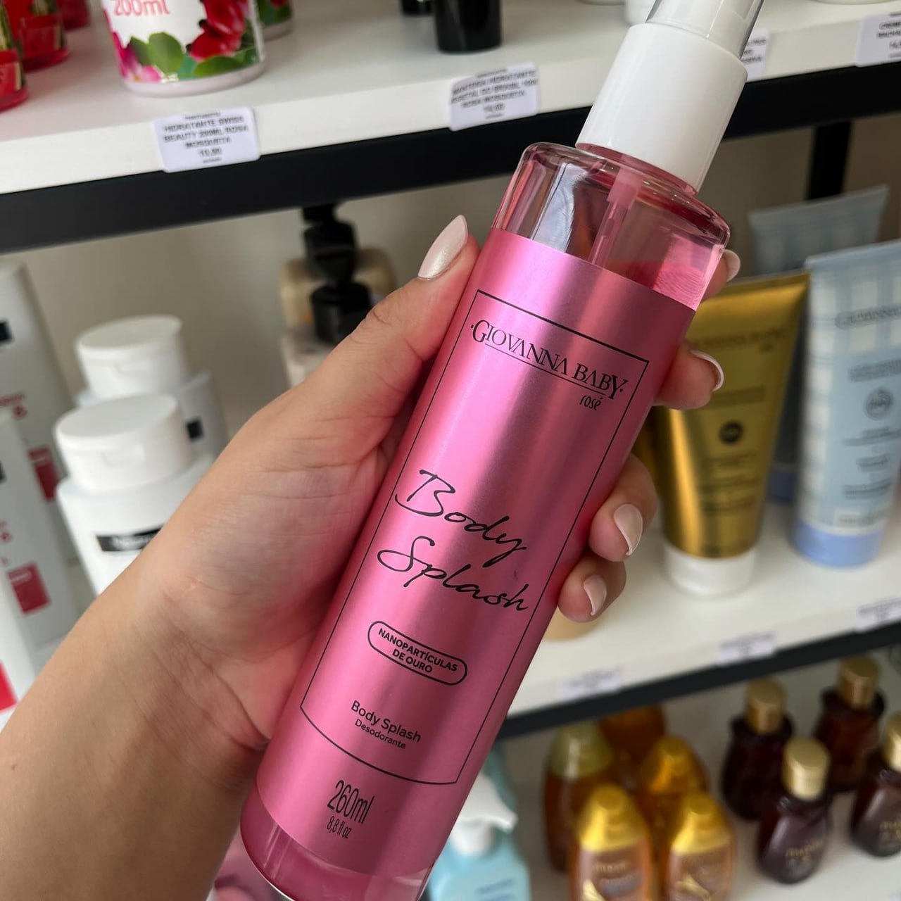 GIOVANNA BABY BODY SPLASH DESODORANTE CORPORAL ROSE GOLD 260ML