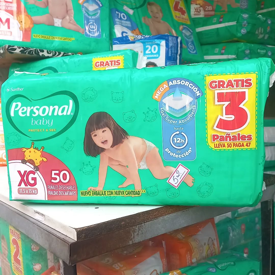 Fralda Personal Soft & Protect Hiper Xg 50 Un