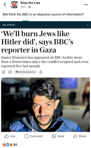 Burn the jews like Hitler did BBC reporter IMG 0040.jpg
