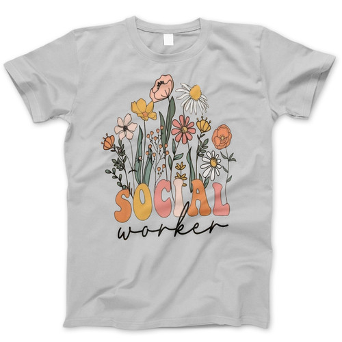 Photograph of four blank t-shirts greys beige and army green. Clipping path included. Ready for your.jpg