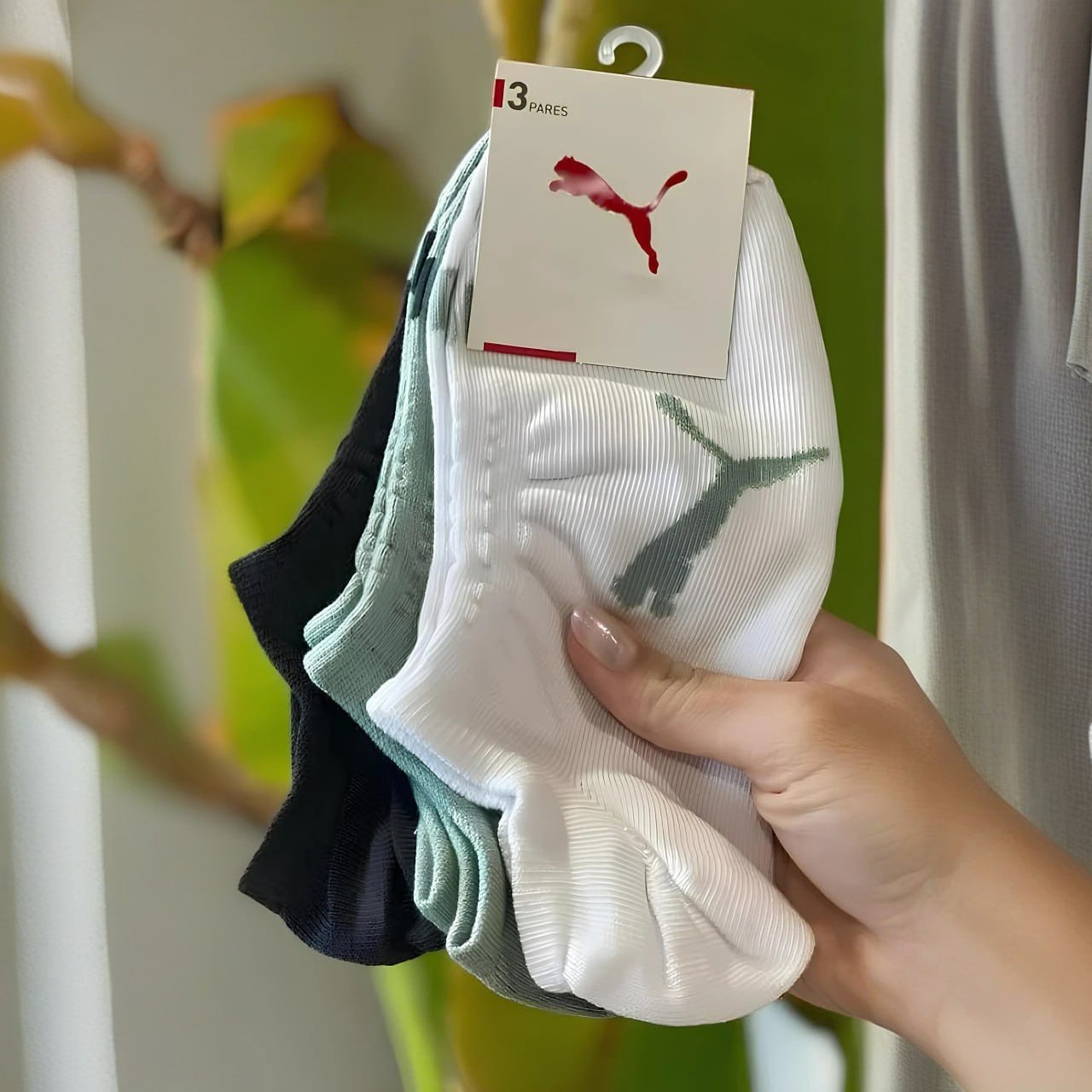 Kit 9 Pares Meias Puma Sapatilha Cano Baixo Atacado Original