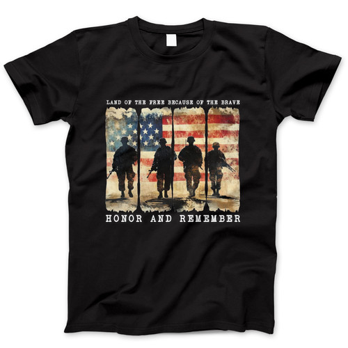 Photograph of four blank t-shirts greys beige and army green. Clipping path included. Ready for your.jpg