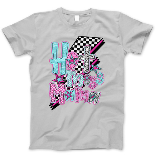 Photograph of four blank t-shirts greys beige and army green. Clipping path included. Ready for your.jpg