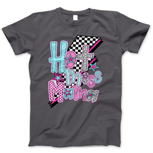 Photograph of four blank t-shirts greys beige and army green. Clipping path included. Ready for your.jpg