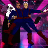 Achk Med Beq and Dannl Faytonni (wide shot with Oakie Dokes)
