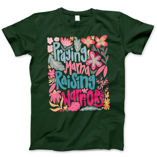 Photograph of four blank t-shirts greys beige and army green. Clipping path included. Ready for your.jpg