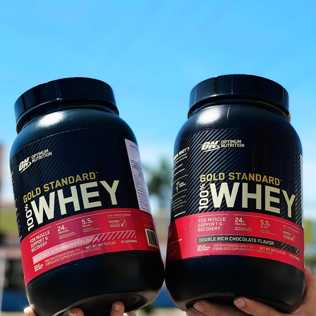 Gold Standard 100% Whey Protein 907g On Optimum Nutrition