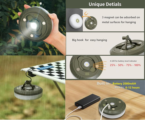 Camping String Lights, Camping Essentials Gear 32.8FT Lamp Lights Waterproof (2).jpg