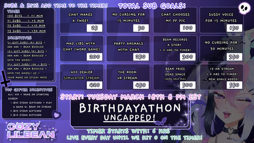 bdayathon cozylilbean march 18th.png