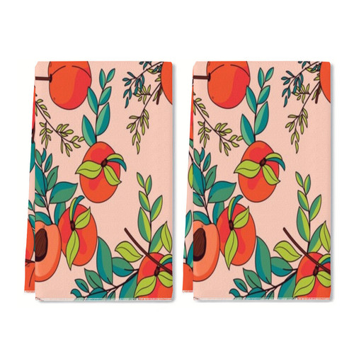 hand drawn peach leaves pattern 1.jpg