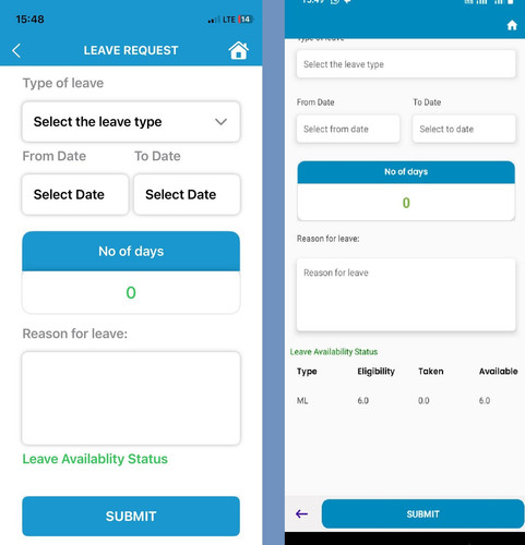 Leave Availability status section is not showing.jpg