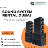 Dubai Sound System Rental with Reliable Audio Equipment