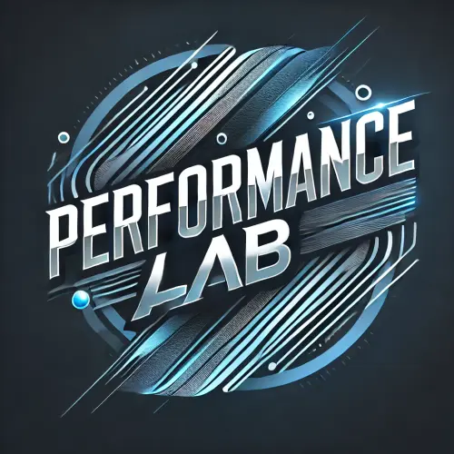 DALL·E 2025 03 08 03.37.20 Ein modernes Logo mit dem Schriftzug 'Performance Lab'. Der Stil sollte f.webp