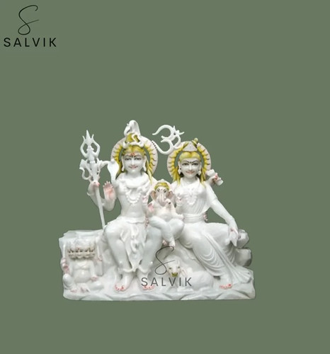 Buy Divine Shiv Parivar Marble Murti | Salvik.jpg