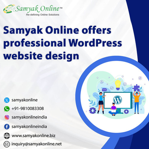 Hire professional WordPress website designers from Samyak Online to build modern, SEO-optimized, and mobile-ready websites. We offer complete WordPress solutions including theme setup, page design, plugin integration, and performance optimization. Our websites are built to engage users and generate leads—perfect for bloggers, SMEs, and eCommerce brands alike.

https://samyakonline.biz/wordpress-development-india.html

WordPressWebsiteDesigners