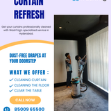 WashTog offers professional curtain cleaning in Hyderabad.