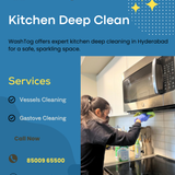 WashTog’s kitchen deep cleaning service in Hyderabad .