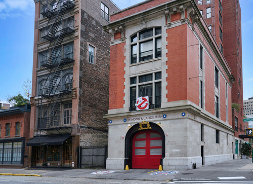 New York, NY - October, 2022:   Fire station in the Tribeca district built in 1905 which was used fo.jpg
