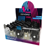 ACENDEDOR ZENGAZ ZL 14 ANGLE JET EMB PRETO TRANSP Display C 20