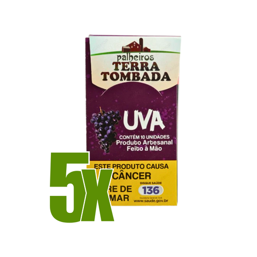 Cigarro de Palha Terra tombada Uva Kit C 5 Maços 4837.png