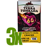 Cigarro de Palha Terra tombada Love 66 Kit C 3 Maços 4841