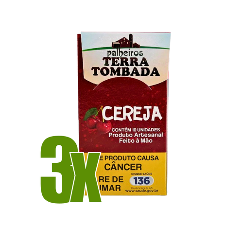 Cigarro de Palha Terra tombada Cereja Kit C 3 Maços 4846.png