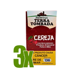Cigarro de Palha Terra tombada Cereja Kit C 3 Maços 4846