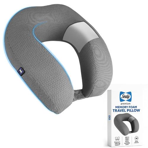 SL11137 Memory Foam Travel Pillow (Gray) AMZ 01.jpg
