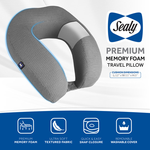 SL11137 Memory Foam Travel Pillow (Gray) AMZ 05.jpg