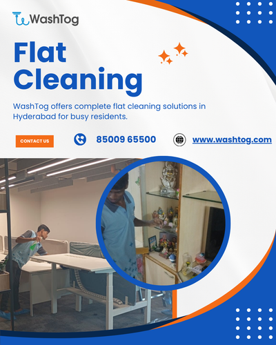 WashTog offers detailed flat cleaning services in Hyderabad.