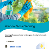 WashTog offers expert window glass cleaning in Hyderabad.