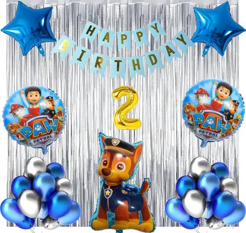 paw patrol chase 2nd birthday decoration kit balloons party original imahb78zktwpazjw.webp