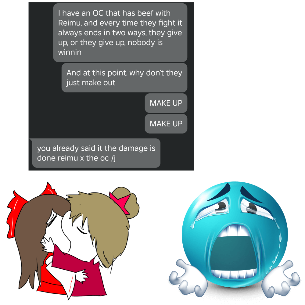 Do you have OC x Character ships? on Toyhouse