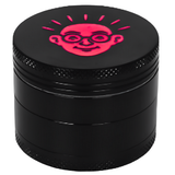 Dichavador Bem Bolado 4 partes 5 cm Alumínio Preto Unidade 4715