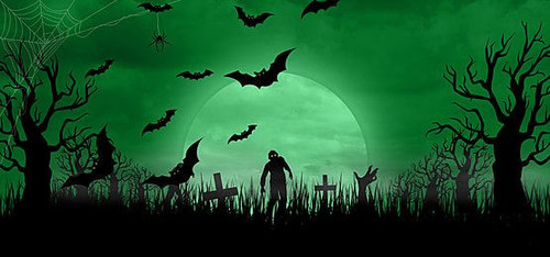 Happy Halloween Creepy Zombie Night Background, Happy, Halloween, Creepy Background Image And Wallpa.jpg