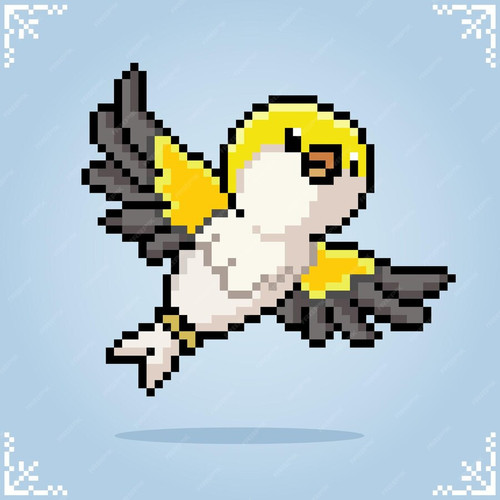 birds is flying 8 bit pixel art animal game assets vector illustration 614713 1655.jpg
