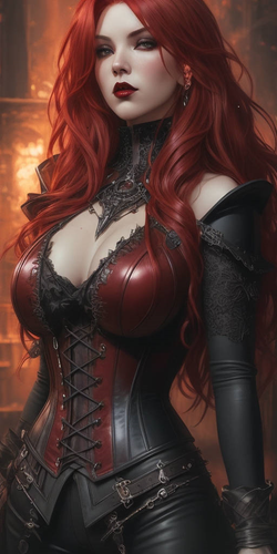 beautiful red hair gothic vampire woman adorned 3 by arrojado dgdh7z6 375w 2x.png