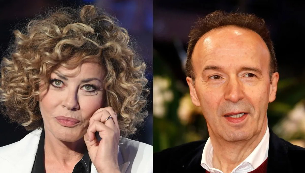 Eva Grimaldi e Roberto Benigni