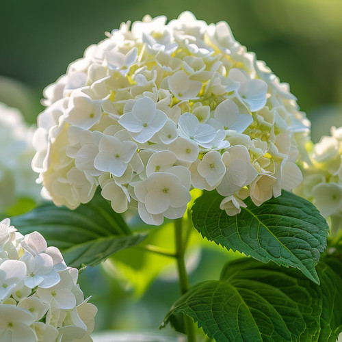 Cluster of White Flowers and Green Leaves.jpg
