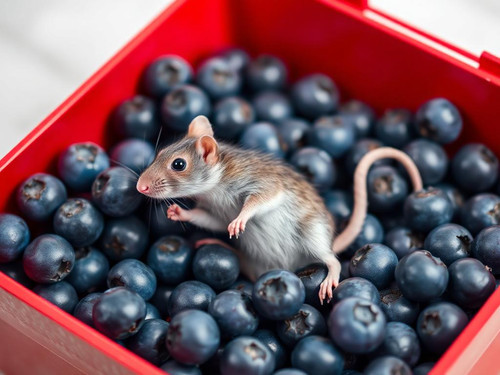 www.naked-ai.art - A red box of blue berries with a rat dancing inside.jpg