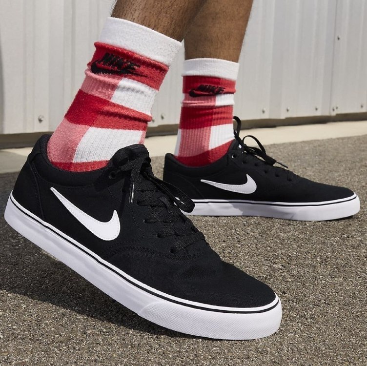 Tênis Nike SB Chron 2 Canvas Unissex – Preto