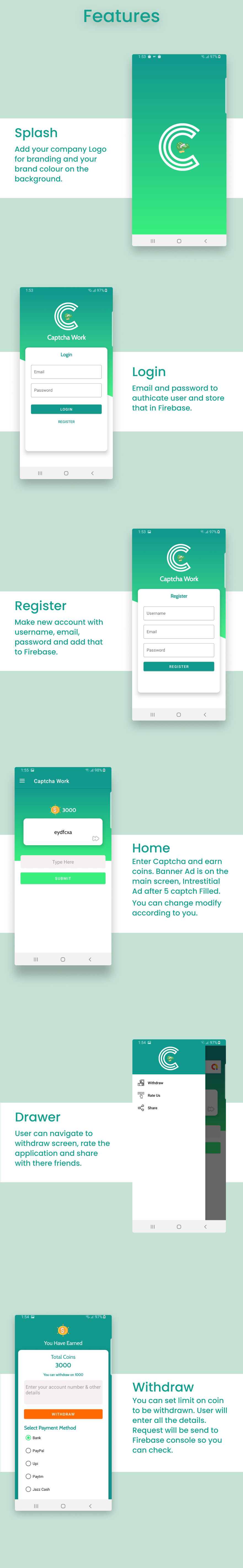 Captcha Earn - Earn Money Daily Android App - 3