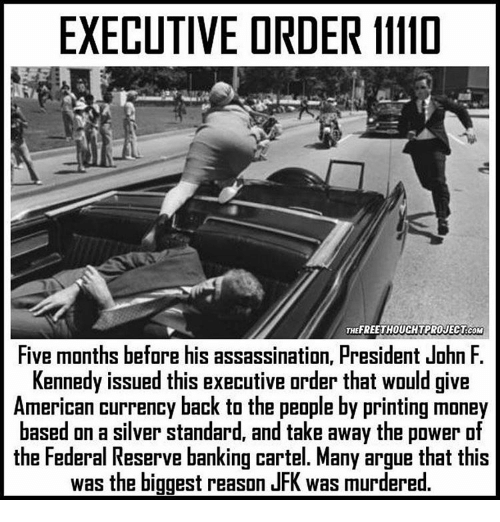 executive order 11110 thefreethouchtprojectcom five months before his assassination president 144708.png