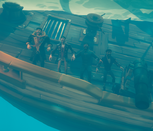 we all live in are sinking yellow brigantine