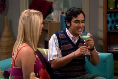 penny makes raj drink