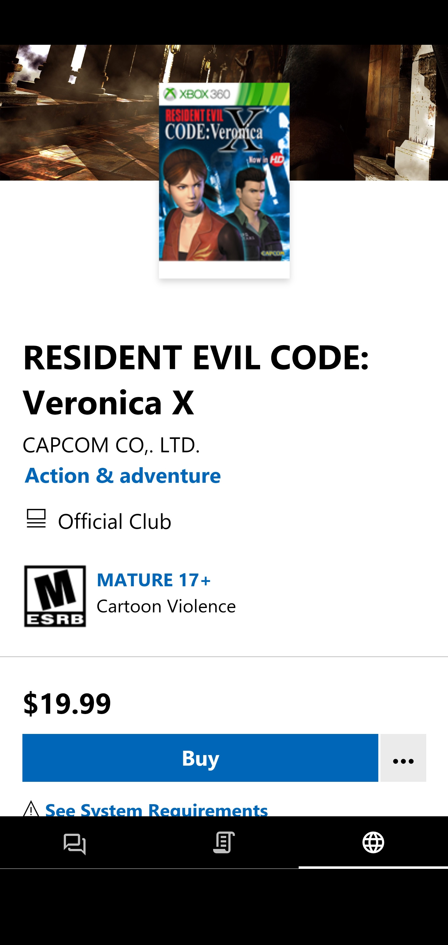 Games with Gold: Resident Evil Code Veronica X and Hover are now