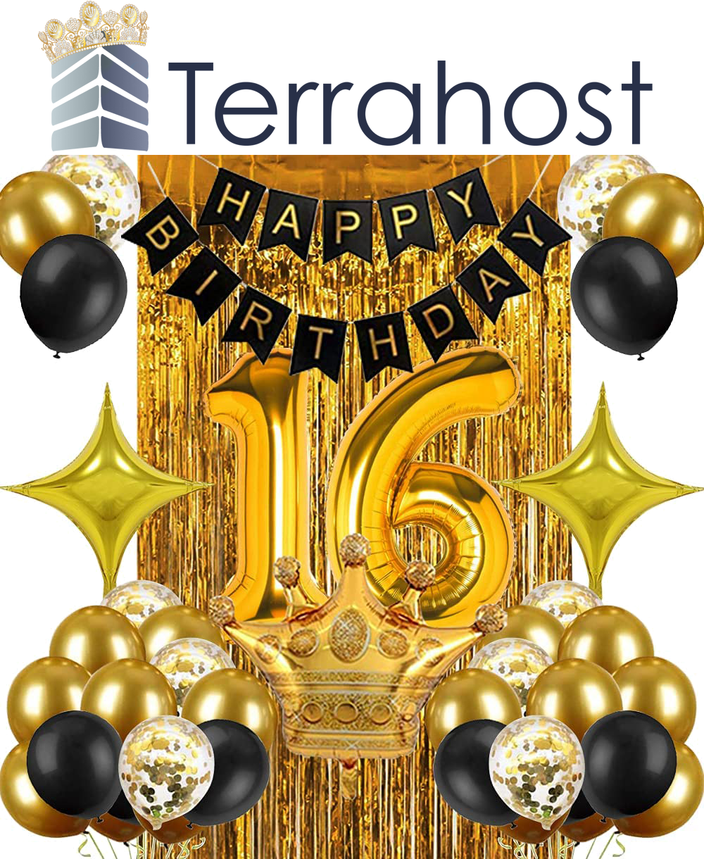 TERRAHOST SWEET SIXTEEN PARTY Celebrating 16 Years INSANE Ryzen