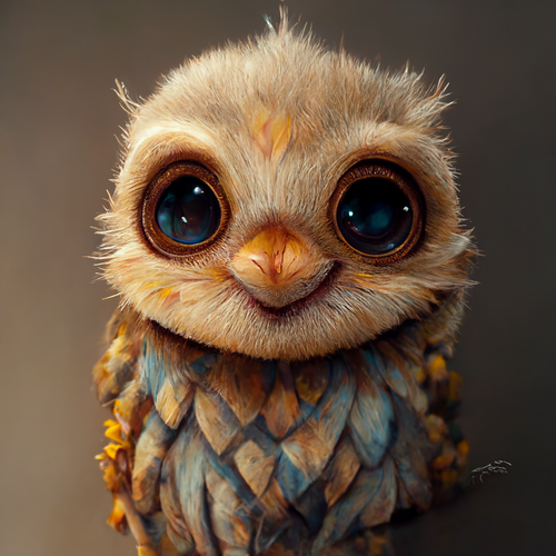 Groim cute owl photorealistic smiling 2d6cc8be db49 4cd6 abf9 14a4afdbf97c.png